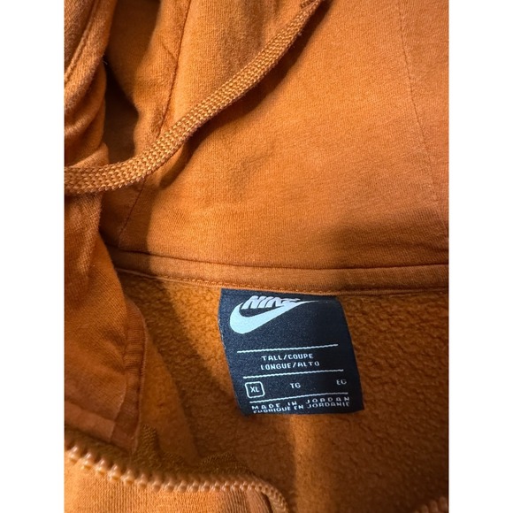 Nike Sweatpants and Hoodie Set XL-T Orange Long Sleeve Zip Up Track Suit - Picture 3 of 12